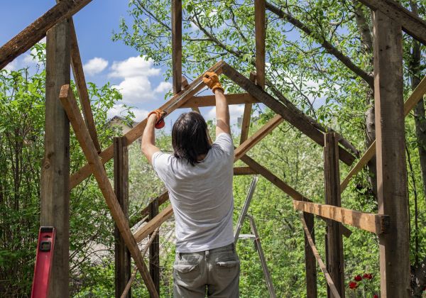 Wood Pergola Repair in Paso Robles